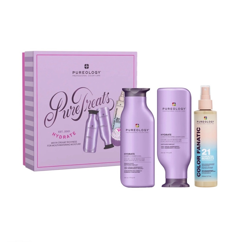 Pureology Hydrate Collection with Purple and Beige